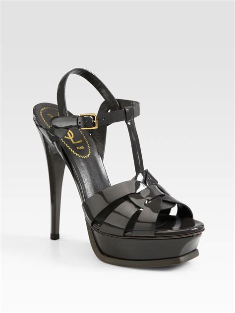 saks fifth ysl tribute|Saint Laurent Tribute Leather Platform Sandals .